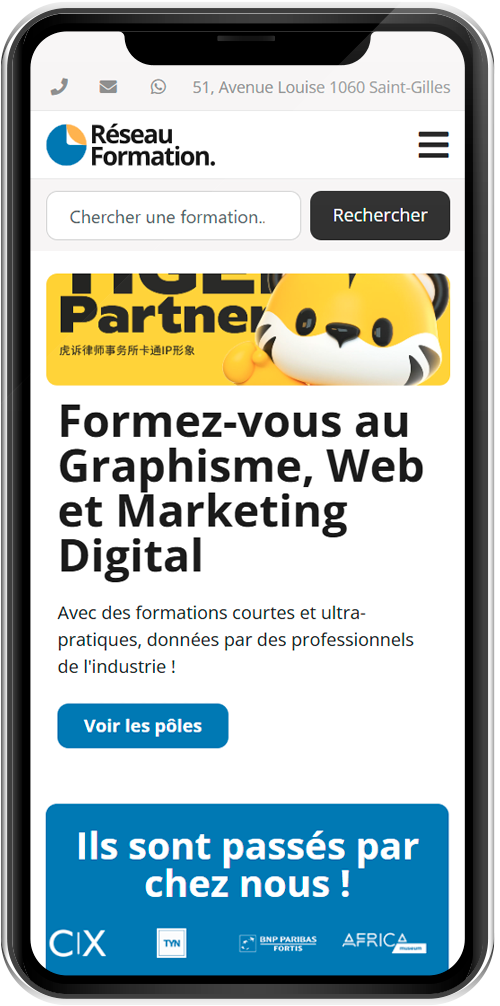 Agence-web-portfolio---Client---Reseau-Formation-mobile-responsive2